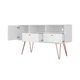 thumbnail image 2 of Rack Tv 60 Retro Ness Blanco, 2 of 4