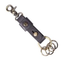 Gino Rodinis - Llavero Cuero Hombre Ll114 Gris