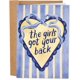 thumbnail image 1 of Tarjeta de felicitación Good Egg Greetings 13 x 18 cm Galentine’s, 1 of 7