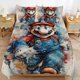 thumbnail image 1 of Super Mario Duvet Cover Set 3 Piece Bedding Set Double Sided Printing Decorative Comforter Cover Set, 1 of 5