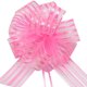 thumbnail image 2 of Lazo de tirón FQTANJU grande 15 cm rosa de organza - paquete de 5, 2 of 6
