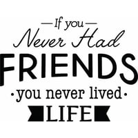 Rienda Libre Graphics - Decomural Never Had Friends Friendship Ws-46225