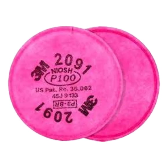 Filtro 3m P100 Modelo 2091 Aplica A Todas Las Mascarillas 3m Talle U