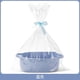 thumbnail image 1 of suxuMhao Canasta de Almacenamiento de Cuerda de Algodón con Asa, Canasta para Toallas, Canasta de Almacenamiento de Juguetes Azul Claro - Canasta de Cuerda Tejida Suave de 12x8x5 IN para Estantes,, 1 of 4