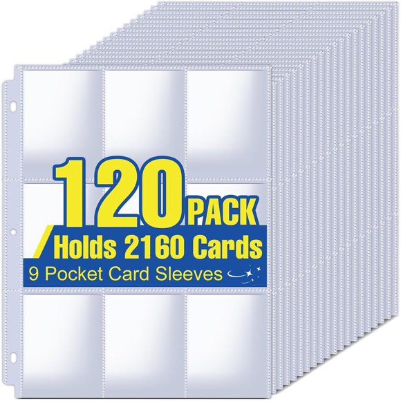 Fundas ZENOWICK para cartas de 9 bolsillos, capacidad para 1080 cartas
