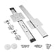 thumbnail image 2 of Kit De Herrajes Para Puertas De Armarios Abatibles Ocultos, Rieles Deslizantes Para Puertas De Estanterías De Cocina, 600 Mm, 2 of 5