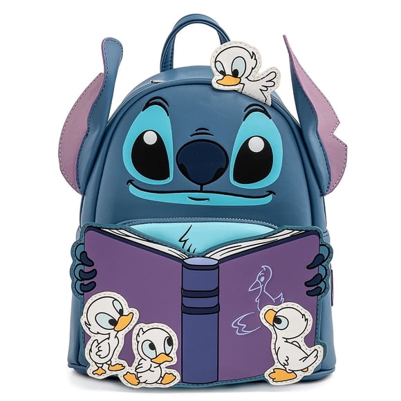 Mochila Loungefly Lilo & Stitch Story Time Blue para mujer