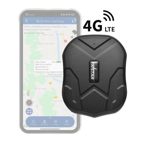 Tkstar - Gps Tracker Tk905 4G Portatil Auto Homologado + 2 Chip