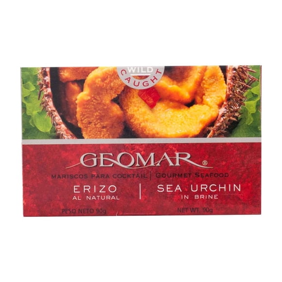 Erizo Natural Caja, Drenado 50 g - Neto 90 g