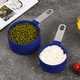 thumbnail image 3 of Tazas medidoras apilables con mango de acero inoxidable para medir ingredientes secos y líquidos, 3 of 5