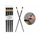 thumbnail image 1 of Pack 5 Pares / 10 Palillos Chinos Negros Reutilizables 24 cm, 1 of 3