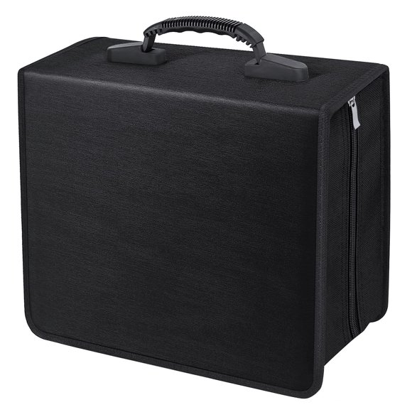 Cartera para CD/DVD Siveit 400 con capacidad para CD/DVD, color blanco