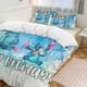 thumbnail image 2 of Happy Holidays Stitch1 3 Pieces Duvet Cover Set Full Size Super Soft Fade Resistant Microfiber, 2 of 4