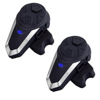 Castletec - Pack 2 Intercomunicadores Bluetooth Bt-S3 Para Casco De Moto Radio Fm