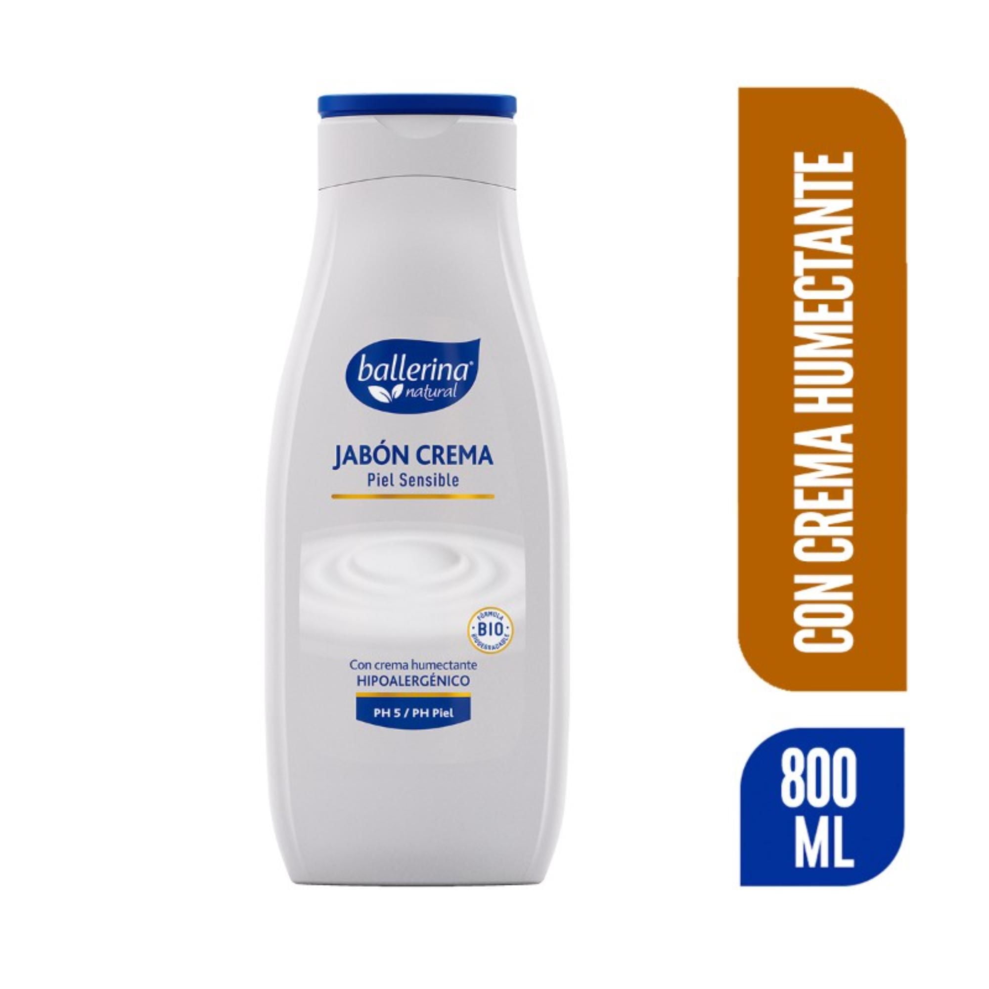 Jabón Crema Piel Sensible 800 ml Ballerina