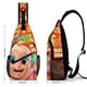 thumbnail image 2 of Loo Loo Kids Riñonera Bandolera con Estampado Integral para Hombres y Mujeres, Bolso Cruzado Gráfico de Tendencia, Mochila de Hombro Streetwear para Ciclismo y Deportes, Riñonera Versátil Casual, 2 of 6