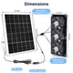 thumbnail image 3 of Kit De Ventilador Solar De 3 Ventiladores Para Invernadero Y Gallinero, 3 of 8