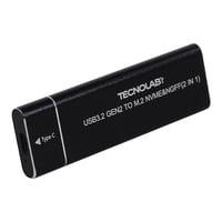 Tecnolab - Cofre Ssd M.2 Nvme 2.5 Pulgadas Usb-C 3.1 Dual 10Gbps - Ps