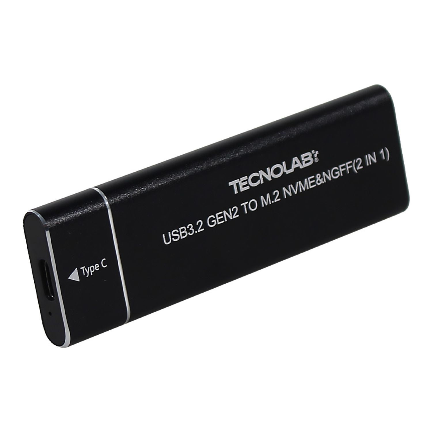 Tecnolab - Cofre Ssd M.2 Nvme 2.5 Pulgadas Usb-c 3.1 Dual 10gbps - Ps