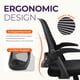 thumbnail image 3 of Silla ergonómica NEO CHAIR para escritorio de oficina y videojuegos, color negro, 3 of 9