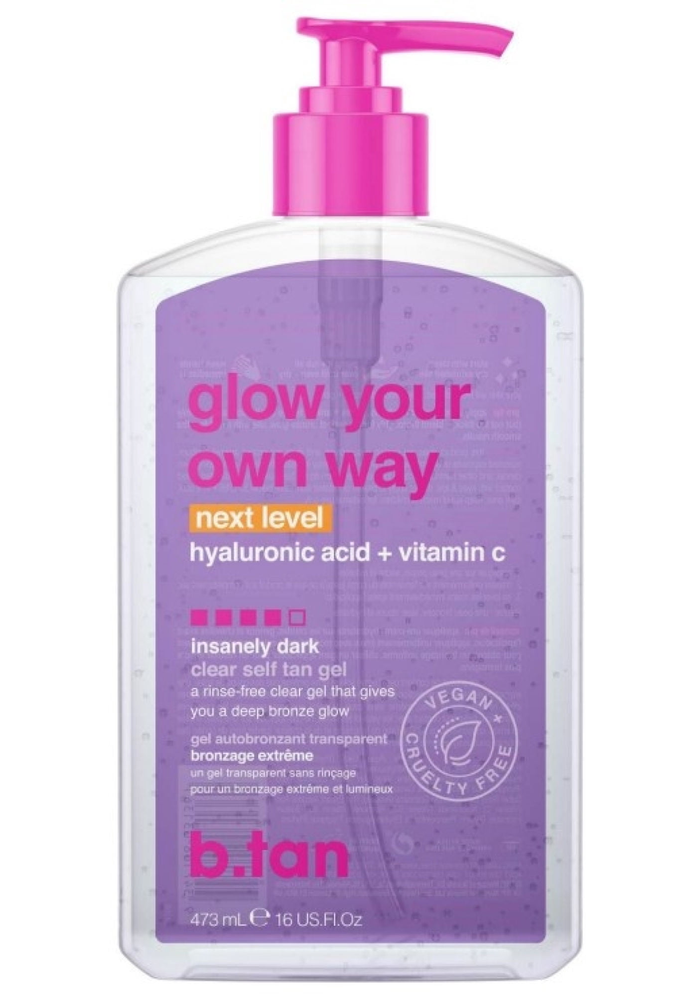Gel Autobronceante B.tan Glow Your Own Way - Next Level