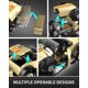thumbnail image 4 of Kit de construcción Mould King Classic Vintage Car a escala 1:16, 897 piezas, 4 of 7