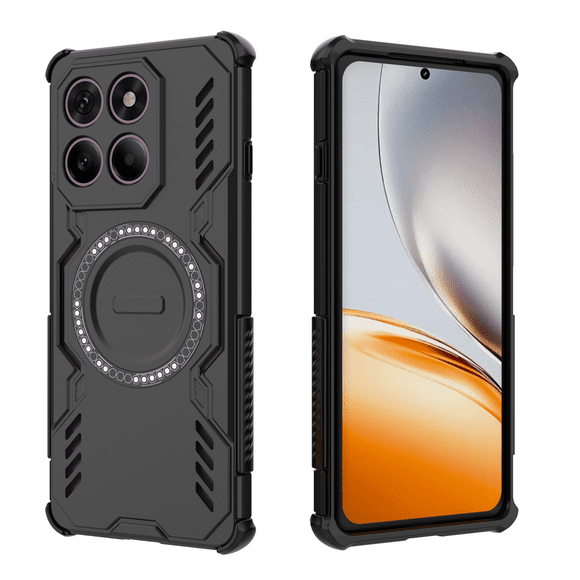 Funda FOXDOCK para Motorola Edge 60 Pro 5G , magnética, resistente a golpes, con soporte, unisex, carga inalámbrica
