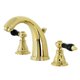thumbnail image 1 of Grifo de baño Kingston Brass Duchess de instalación amplia en latón pulido, 1 of 8