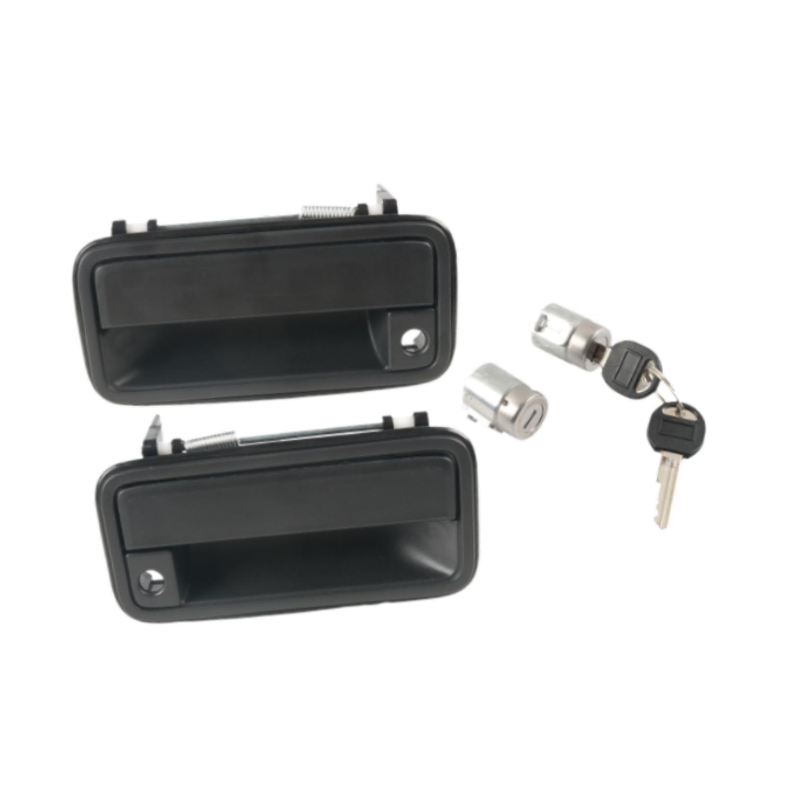 Ioensy - Manijas De Puerta Exteriores Con Cilindros De Cerradura 15742229 Para Gmc Professional