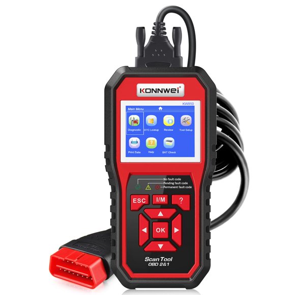 Escáner OBD2 KONNWEI KW850 lector de códigos automático profesional