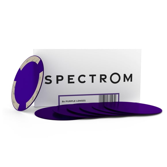 Cubiertas Para Luces Empotradas Morado 5 Paquete De 8