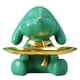 thumbnail image 1 of Resina Lindo Animal Conejo Sosteniendo Almacenamiento Bandeja Llaves Plato Moneda Titular Escritorio Verde, 1 of 5