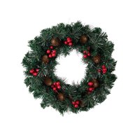 Magideal - Corona Navideña, Adorno Artificial, Regalo De Festival, Guirnalda Navideña, Decoración Navideña, Decoración Para Pared, Porche, Sala De Estar Al Aire