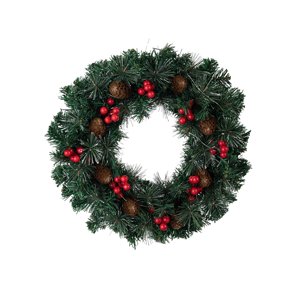 Magideal - Corona Navideña, Adorno Artificial, Regalo De Festival, Guirnalda Navideña, Decoración Navideña, Decoración Para Pared, Porche, Sala De Estar Al Aire