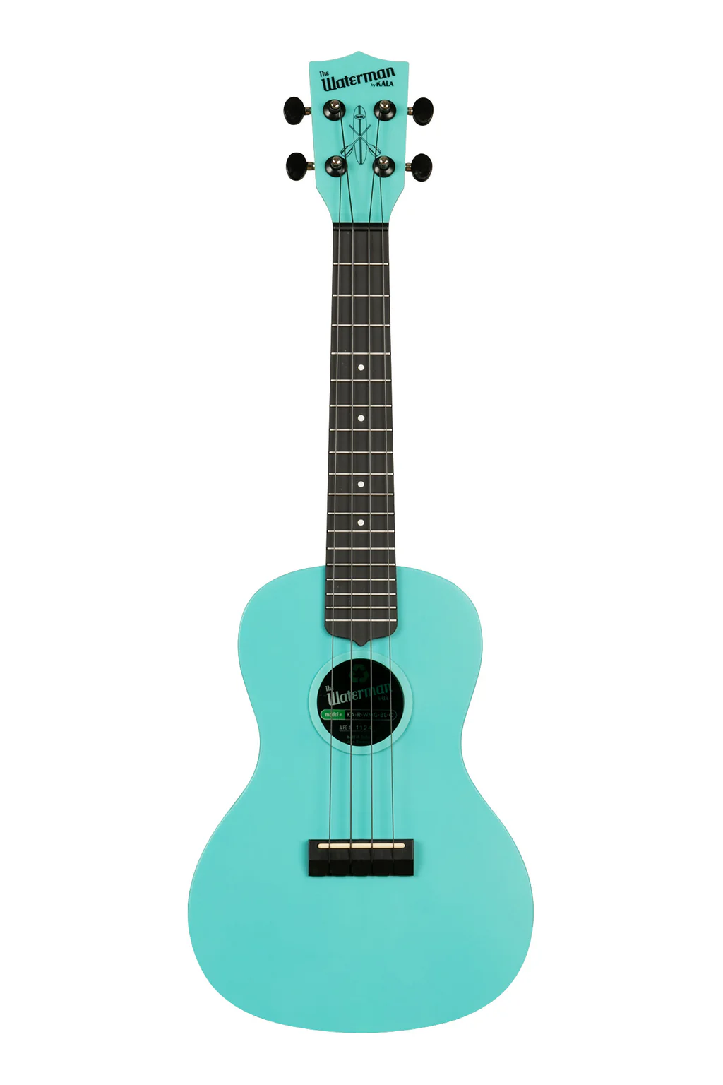 Ukelele Concierto Recycled Ka-R-Wmg-Bl-C Waterman Aqua Kala