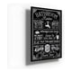 thumbnail image 1 of Cartel Metálico Reglas Del Baño Decorativo Blanco, 1 of 3