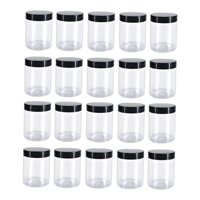 Bothyi - Tarro Vacío Para Mascotas Con Tapa, Contenedor De Cosméticos Para Nueces, Pasta, Humectantes, 20 Piezas, 500Ml