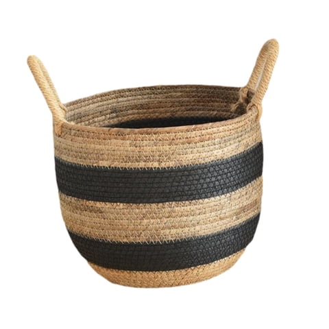 Ioensy - Cesta Tejida Para Plantas, Cesta De La Compra, Contenedor Para Plantas, Picnic, Interior S