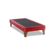 thumbnail image 3 of Base Elegante Cama Europea 1.5 Plaza 105x200 CM Burdeo Felpa, 3 of 3