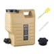 thumbnail image 1 of Contenedor De Agua De 12 L Con Grifo Para Mochilerismo Al Aire Libre, Senderismo, Color Caqui, 1 of 5