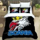 thumbnail image 2 of 3D S-Scania logo Printed Bedding Sets exquisite supplies set duvet cover bed comforter set bedding set luxury birthday gift, 2 of 5
