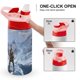 thumbnail image 4 of God of WarBotella de Agua con Tapa Pop Top de Un Toque, Acero Inoxidable, a Prueba de Fugas, para Deportes, Botella Infantil rosa 12 oz, 4 of 6