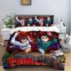 thumbnail image 1 of 3pcs Cool Anime D-DAN Hot Printed Pattern Bedding Set, 1 of 1