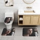 thumbnail image 2 of The Last of Us Juego de 3 alfombras de baño de coral fleece: tapete de baño + alfombra de inodoro en forma de U + funda de tapa de inodoro en forma de O, 2 of 6