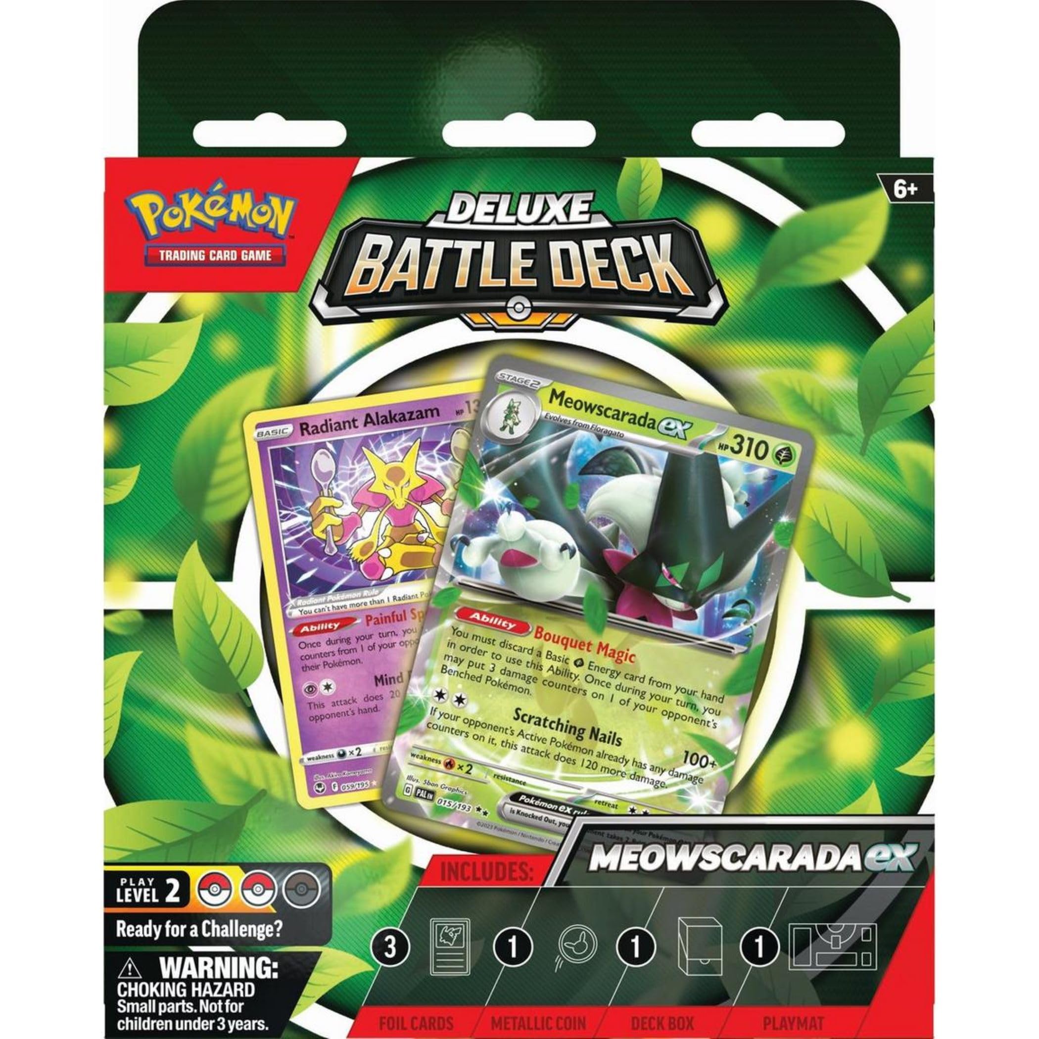 Juego De Cartas Coleccionables Pokémon Meowscarada Deluxe Battle Deck