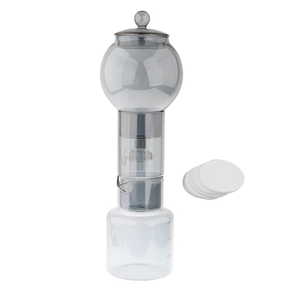 Cafetera Manual para preparar café en frío, accesorio de cocina, tetera para café expreso, cafetera con filtro, para el hogar, la Oficina, viajes, reg Gris