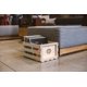 thumbnail image 3 of Set de 3 cajas para discos de vinilo Crosley de madera natural, 3 of 6