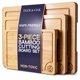 thumbnail image 1 of Juego de 3 tablas de cortar Deer & Oak de bambú preaceitado, 1 of 8
