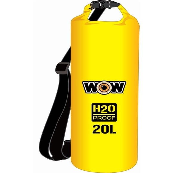 Bolsa estanca WOW Sports H2O Proof 29 x 48 cm amarilla 20 L