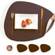 thumbnail image 1 of Set 4 Individuales + 4 Posavasos Impermeables Antimanchas 2 En 1, 1 of 10